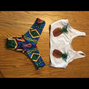 Romwe Pineapple Swim